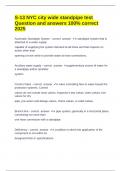 S-13 NYC city wide standpipe test Question and answers 100&percnt; correct 2025