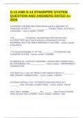 S-13 AND S-14 STANDPIPE SYSTEM QUESTION AND ANSWERS RATED A&plus; 2025
