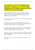 S12 sprinkler test&comma; S13 standpipe test&comma; Sprinklers segment 5&comma; S-12 CITYWIDE SPRINKLER SYSTEMS QUESTION WITH COMPLETE SOLUTION 2025