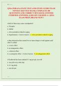 QMA INDIANA STATE EXAMS NEWEST 2026 PACKAGE DEAL&vert; DIFFERENT VERSIONS WITH COMPLETE REAL EXAM QUESTIONS AND CORRECT DETAILED ANSWERS &lpar;VERIFIED ANSWERS&rpar; ALREADY GRADED A&plus;&vert; INDIANA  QMA STATE TEST PREP &lpar;MOST RECENT&excl;&excl;&rpar;