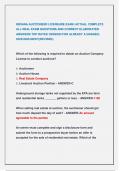INDIANA AUCTIONEER LICENSURE EXAM &sol;ACTUAL COMPLETE  ALL REAL EXAM QUESTIONS AND CORRECT ELABORATED  ANSWERS TOP RATED VERSION FOR ALREADY A GRADED&vert; 2025&sol;2026 NEW&excl;&excl;&lbrace;REVISED&rcub;