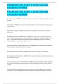 PSCH 242 UIC Exam 3 all 85 Acurate solutions verified&period;