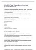 Bio 226 Final Exam Questions And Correct Answers&period;