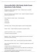 Concordia BIOL 226 Study Guide Exam Questions Fully Solved&period;