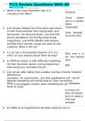 FCCS Review Questions With All Correct 