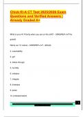 Chick-fil-A CT Test 2025&sol;2026 Exam  Questions and Verified Answers &vert;  Already Graded A&plus; 