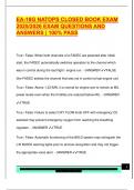 EA-18G NATOPS CLOSED BOOK EXAM  2025&sol;2026 EXAM QUESTIONS AND  ANSWERS &vert; 100&percnt; PASS 