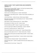 WORLD WAR I TEST QUESTIONS AND ANSWERS &lpar;GRADE 11&rpar;