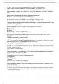 GC 3460 EXAM QUESTIONS AND ANSWERS