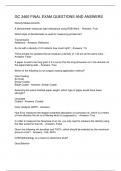 GC 3460 FINAL EXAM QUESTIONS AND ANSWERS