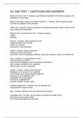 GC 3460 TEST 1 QUESTIONS AND ANSWERS