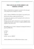 NMLS SAFE EXAM 2 WITH CORRECT AND  VERIFIED ANSWERS 