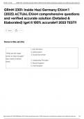 GRMN 2301&colon; Inside Nazi Germany EXAM 1 &lpar;2025&rpar; ACTUAL EXAM comprehensive questions and verified accurate solution &lpar;Detailed & Elaborated&rpar; &vert;get it 100&percnt; accurate&excl;&excl; 2025 TEST&excl;&excl;