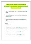 CRNI Actual Exam Questions With  Reviewed 100&percnt; Correct Detailed Answers  Guaranteed Pass&excl;&excl; 