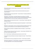 PA Appraiser New questions and answers