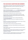 FAD 3220 Exam 2 questions and answers