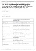EDF 6229 Final Exam Review 2025 update&vert; comprehensive questions and verified answers &lpar;complete solutions&rpar; Exam &vert;GRADE A&plus;&excl;&excl;