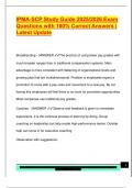 IPMA SCP EXAM PACKAGE DEAL QUESTIONS AND VERIFIED DETAILED ANSWERS &vert; 100&percnt; GUARANTEED PASS &vert; ALREADY GRADED A&plus;