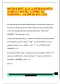NATOPS TEST 2025 QUESTIONS&vert; WITH  ALREADY SOLVED CORRECTLY  ANSWERS&excl;&excl; &vert; ASSURED SUCCESS  