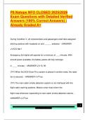P8 Natops NFO CLOSED 2025&sol;2026  Exam Questions with Detailed Verified  Answers &lpar;100&percnt; Correct Answers&rpar; &vert;  Already Graded A&plus; 
