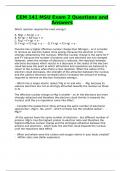 CEM 141 MSU Exam 2 Questions and Answers