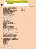 2025 CHAMBERLAIN A&P III MIDTERM EXAM WITH CORRECT ANSWERS &lpar; VERIFIED ANSWERS&rpar; 