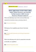 FEMA is800d FINAL EXAM&comma; FEMA is800d  FINAL EXAM Questions with Detailed  Verified Answers &lpar;100&percnt; Correct  Answers&rpar; &sol;Already Graded A&plus;