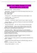 CEM 141 MSU Exam 2 &vert;123 Accurate Q&rsquo;s and A&rsquo;s