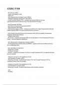 CGSC F100 Questions and answers