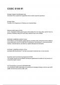 CGSC S100 -1 Review Questions and answers