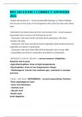 BIO 242 EXAM 1 CORRECT ANSWERS 2025 &ast;DEFINE MICROBIOLOGY - correct-answersMicrobiology is a field of biology that focuses on the study of microorganisms that cannot be seen with naked eyes&period;  &ast;DIFFERENCE BETWEEN PROKARYOTES AND EUKARYOTES - correct-answers
