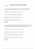RNSG 1301 Mid-Term Review 2025