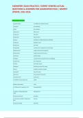 MIDWIFERY EXAM PRACTICE &sol; EXPERT VERIFIED ACTUAL QUESTIONS & ANSWERS FOR GUARANTEED PASS &vert; NEWEST UPDATE&comma; 2025-2026&period;  