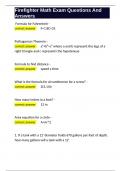 Firefighter Math Exam Questions And Answers&period;docx