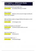 Fire Fighter 1 - OFM Exam Study Questions And Answers&period;docx