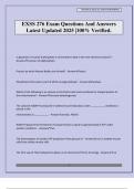 EXSS 276 Exam Questions And Answers Latest Updated 2025 &vert;100&percnt; Verified&period;