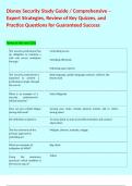 Disney Security Study Guide &sol; Comprehensive &ndash; Expert Strategies&comma; Review of Key Quizzes&comma; and Practice Questions for Guaranteed Success  