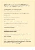 ATI Capstone Pharmacology Assessment Exam 2025 &vert; ATI Capstone Pharmacology Assessment Exam with Actual 160 Questions and Correct verified Answers latest 2025&sol;2026&comma; Already Graded A&plus;