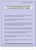 Fsa Test 2 Exam Questions And Answers Latest Updated 2025 &vert;100&percnt; Verified&period;