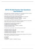 Packaging deal for MTTC Health &lpar;112&rpar; Subarea I&comma; Health Promotion and Risk Reduction&comma; Obj&period; 1 Questions And Answers