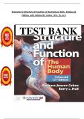 Test Bank for Memmler-s Structure and Function of The Human Body 12th Edition