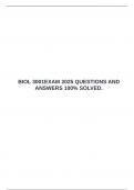  BIOL 3001EXAM 2025 QUESTIONS AND ANSWERS 100&percnt; SOLVED&period;