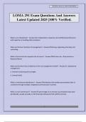 LOMA 291 Exam Questions And Answers Latest Updated 2025 &vert;100&percnt; Verified&period;