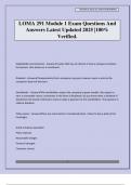 LOMA 291 Module 1 Exam Questions And Answers Latest Updated 2025 &vert;100&percnt; Verified&period;