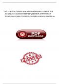 VATI &ndash;PN NEW VERSION 2024-2025 COMPREHENSIVE PREDICTOR  RETAKE ACTUAL EXAM VERIFIED QUESTION AND CORRECT DETAILED ANSWERS &lpar;VERIFIED ANSWERS&rpar; ALREADY GRADED A&plus;