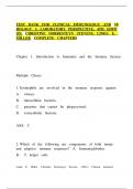 TEST BANK FOR Clinical Immunology and Serology&colon; A Laboratory Perspective Fourth Edition by Christine Dorresteyn Stevens &comma; Linda E&period; Miller ISBN&colon;978-0803644663 ALL CHAPTERS COVERED YOUR ULTIMATE GUIDE 100&percnt; VERIFIED A&plus; GRADE ASSURED&excl;&excl;&excl;&excl; NEW LATEST UPDATE&excl;&excl;&excl;&excl;