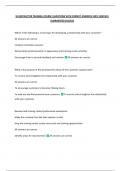 SSI INSTRUCTOR TRAINING COURSE&vert; QUESTIONS WITH CORRECT ANSWERS 100&percnt; VERIFIED&vert;  GUARANTEED SUCCESS 