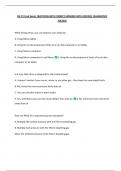 SSI ITC Final Exam&vert; QUESTIONS WITH CORRECT ANSWERS 100&percnt; VERIFIED&vert; GUARANTEED  SUCCESS 