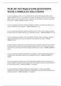 NUR 207 ATI Math EXAM QUESTIONS WITH COMPLETE SOLUTIONS