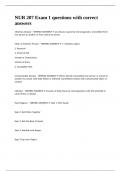 NUR 207 Exam 1 questions with correct answers&period;